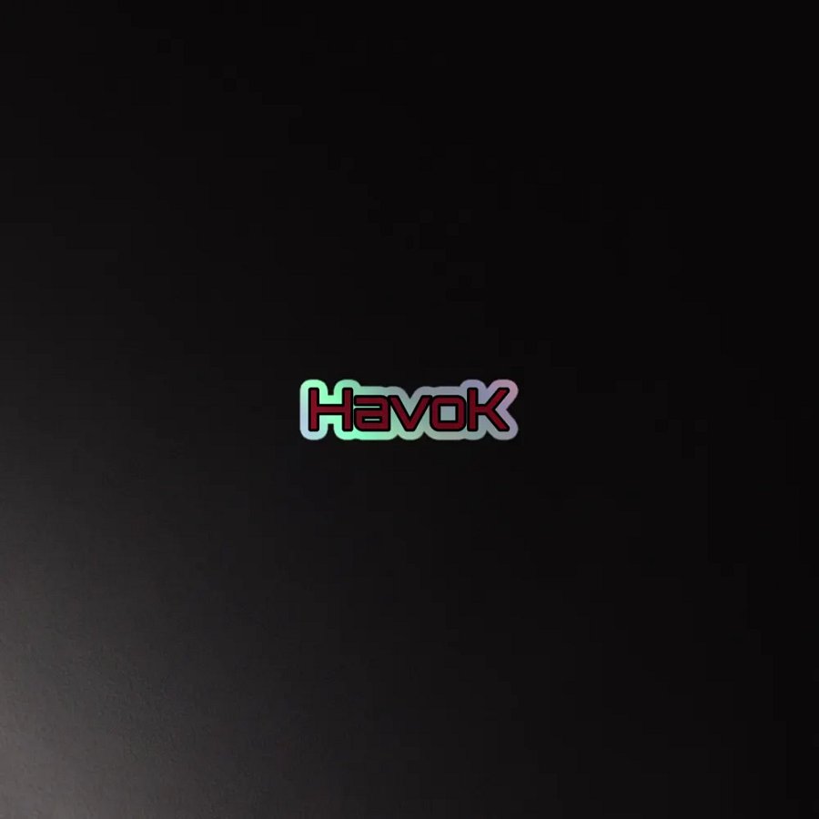 Holographic HavoK Sticker product image (2)