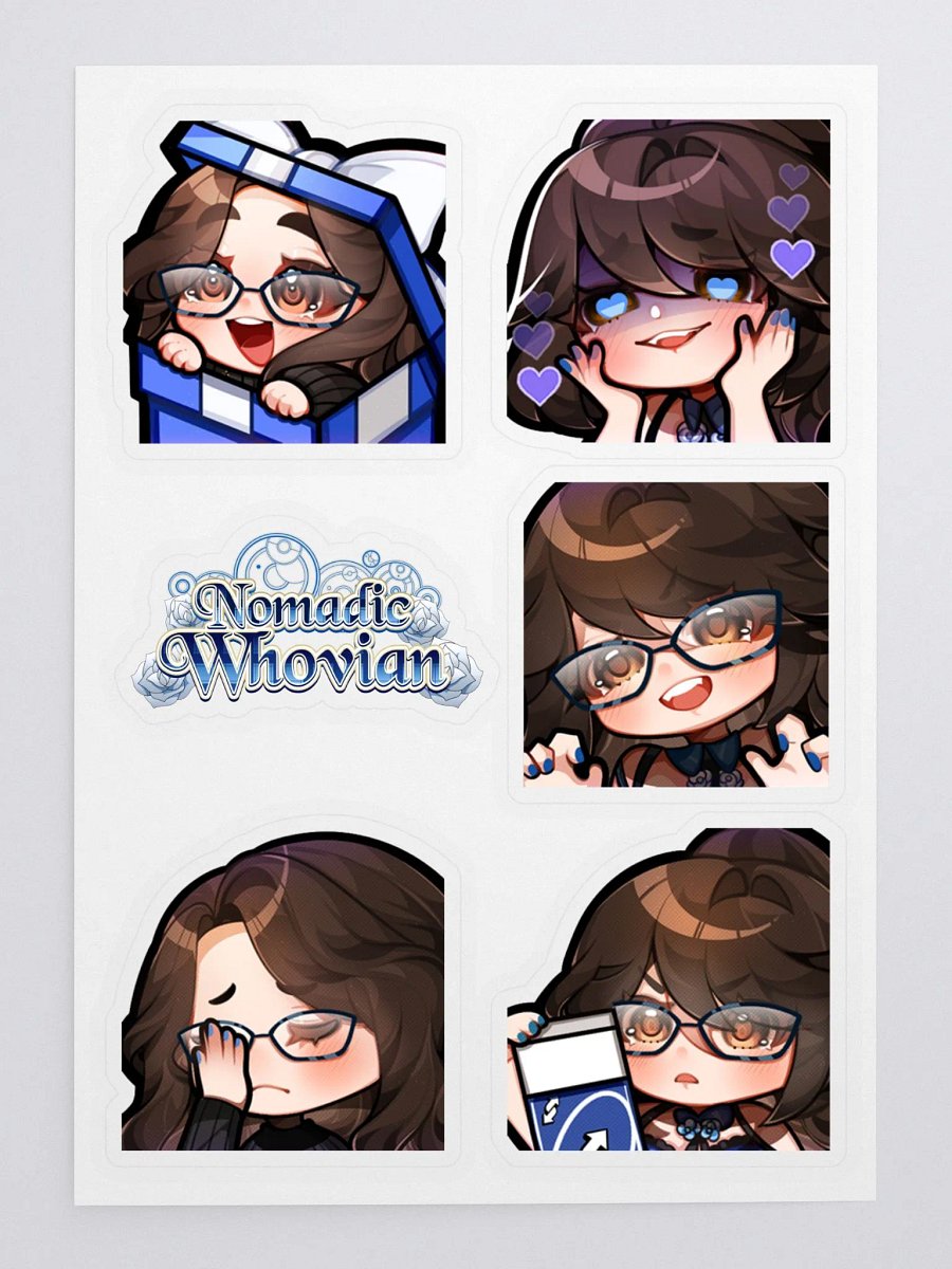 Whovie Emote Sticker Sheet 3 product image (3)