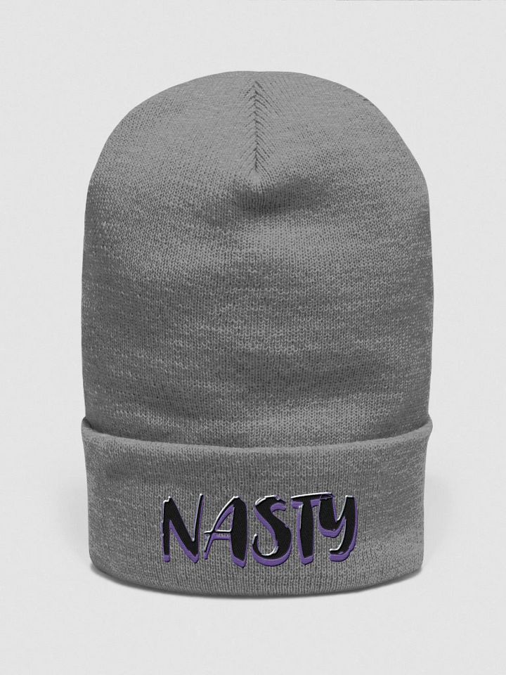 NASTY - Embroidered | Cuffed Beanie product image (1)