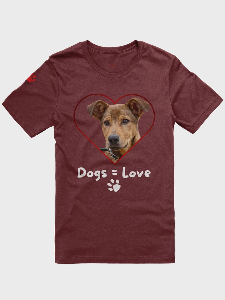 Dogs=Love Fundraiser for Lucky's Little Rescue T-shirt product image (1)