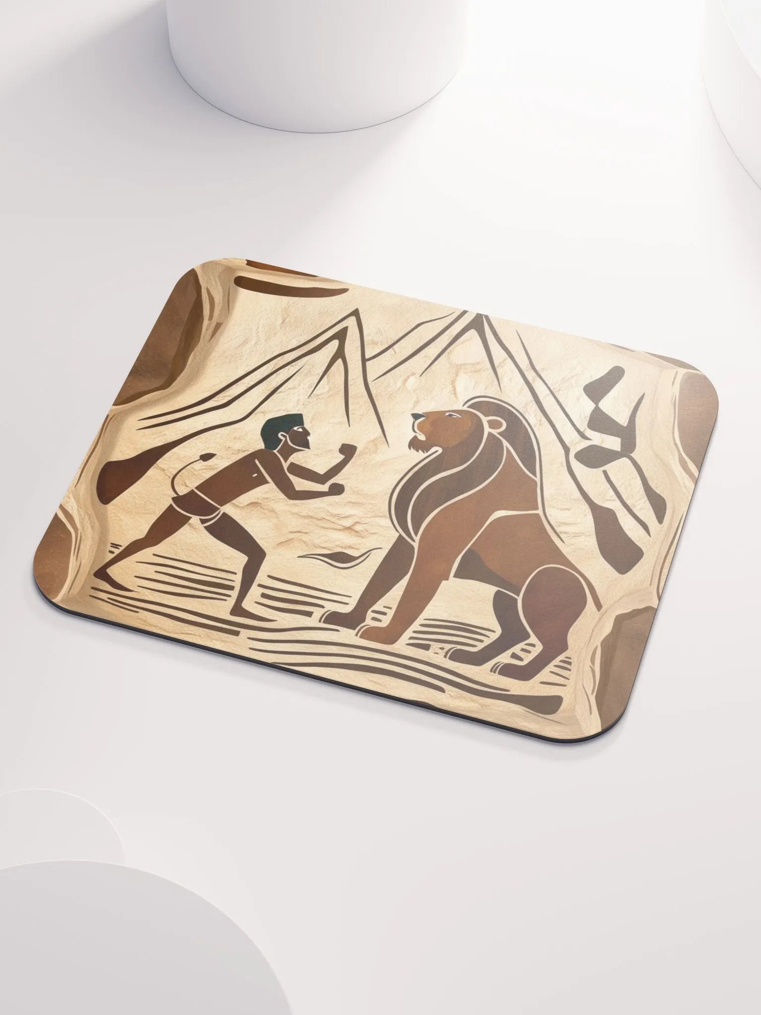 Ancient Cave Battle Mouse Pad product image (3)