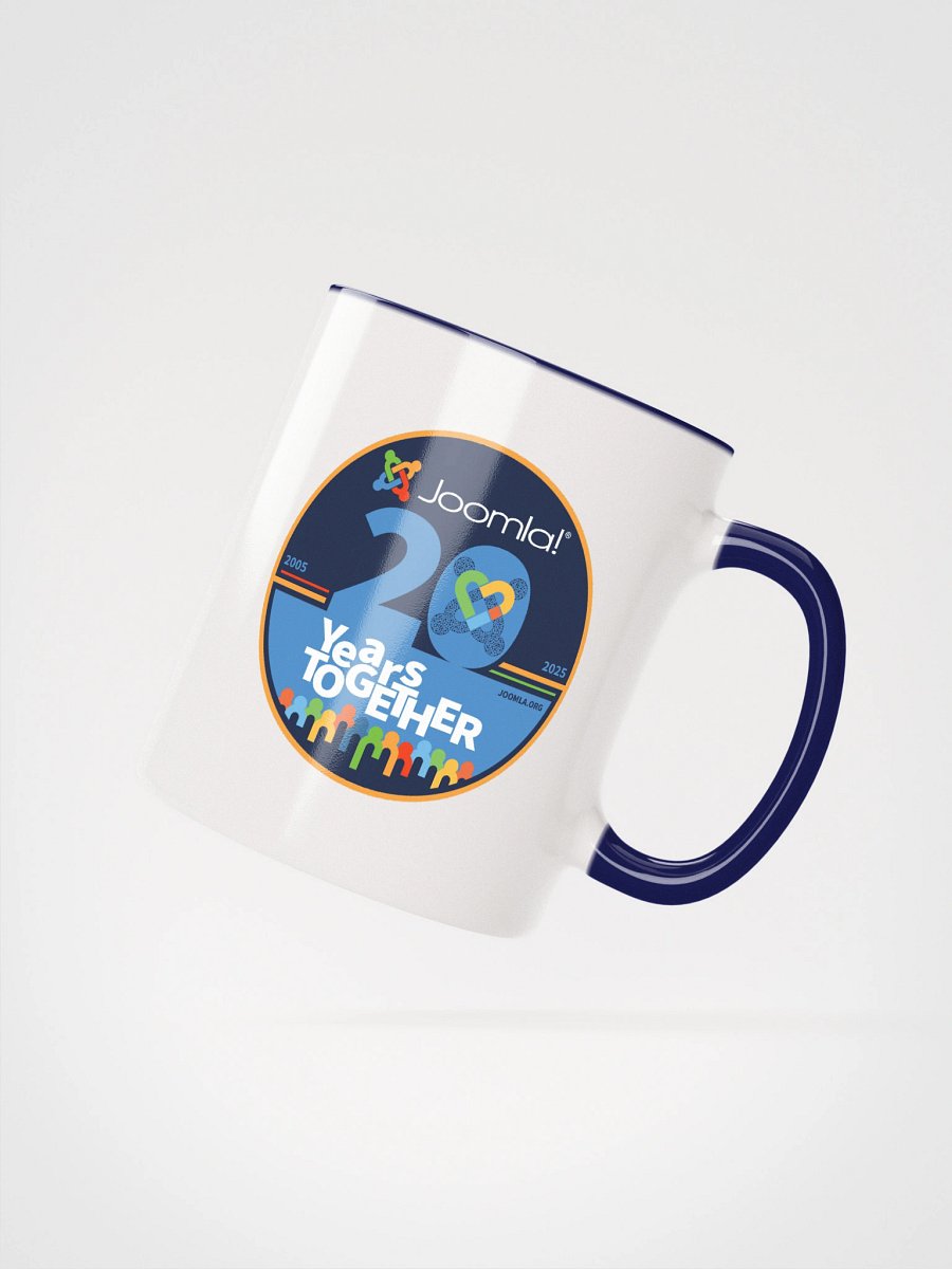 Joomla 20th Anniversary Edition<br /> — Contrasting Mug — product image (2)