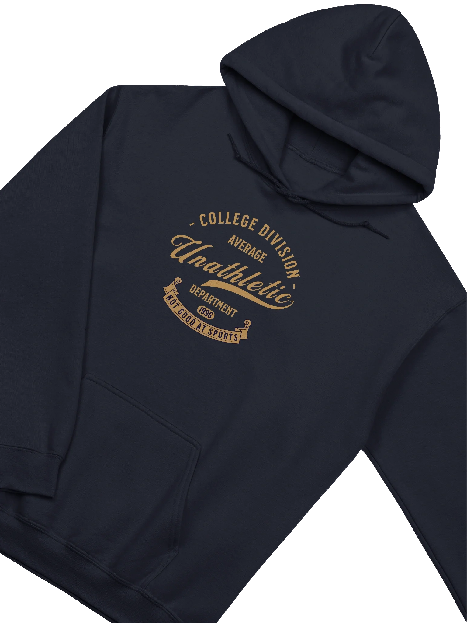 Unathletic Sports (Navy Hoodie) product image (3)