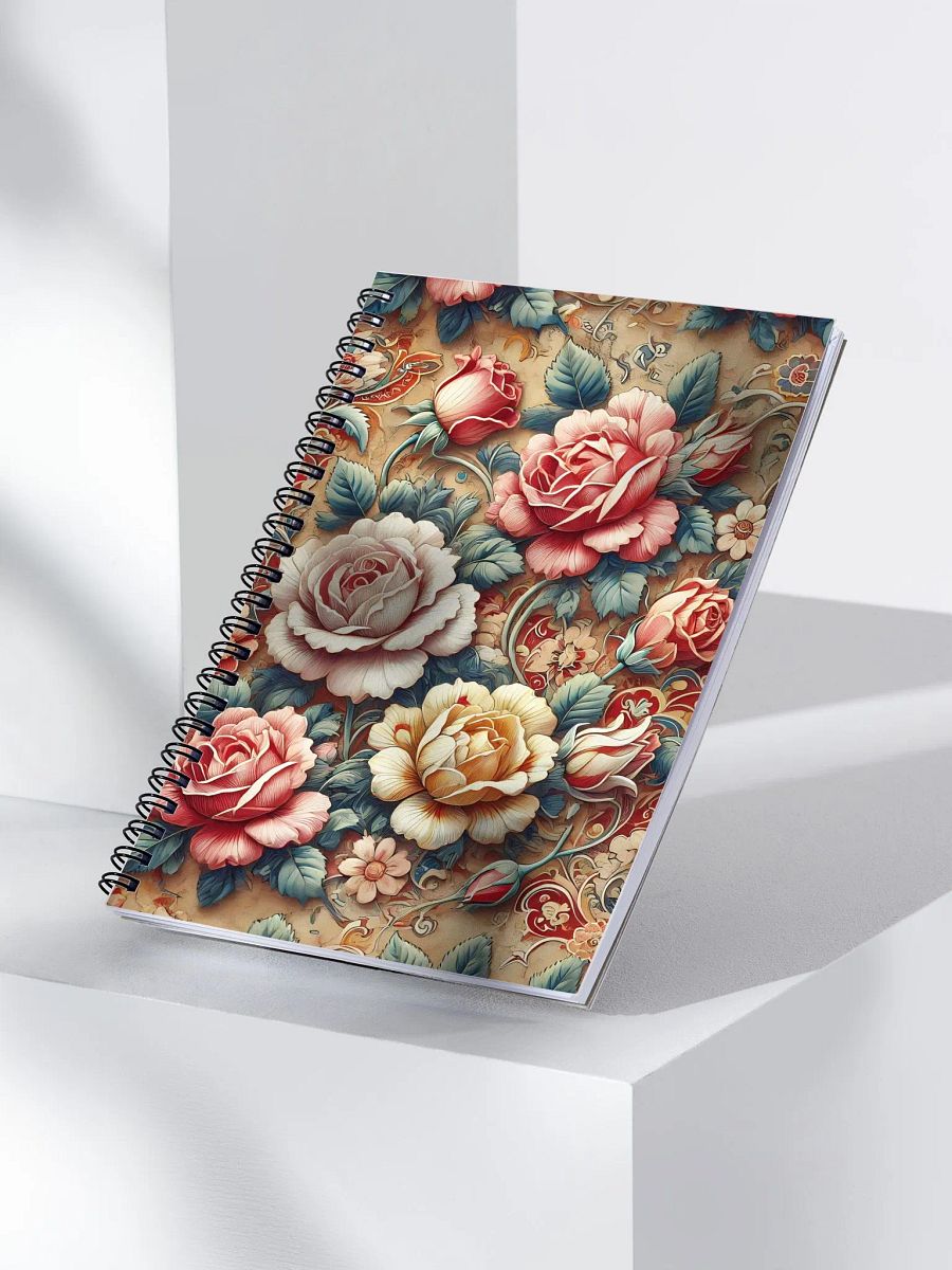 Royal Floral Spiral Notebook product image (3)