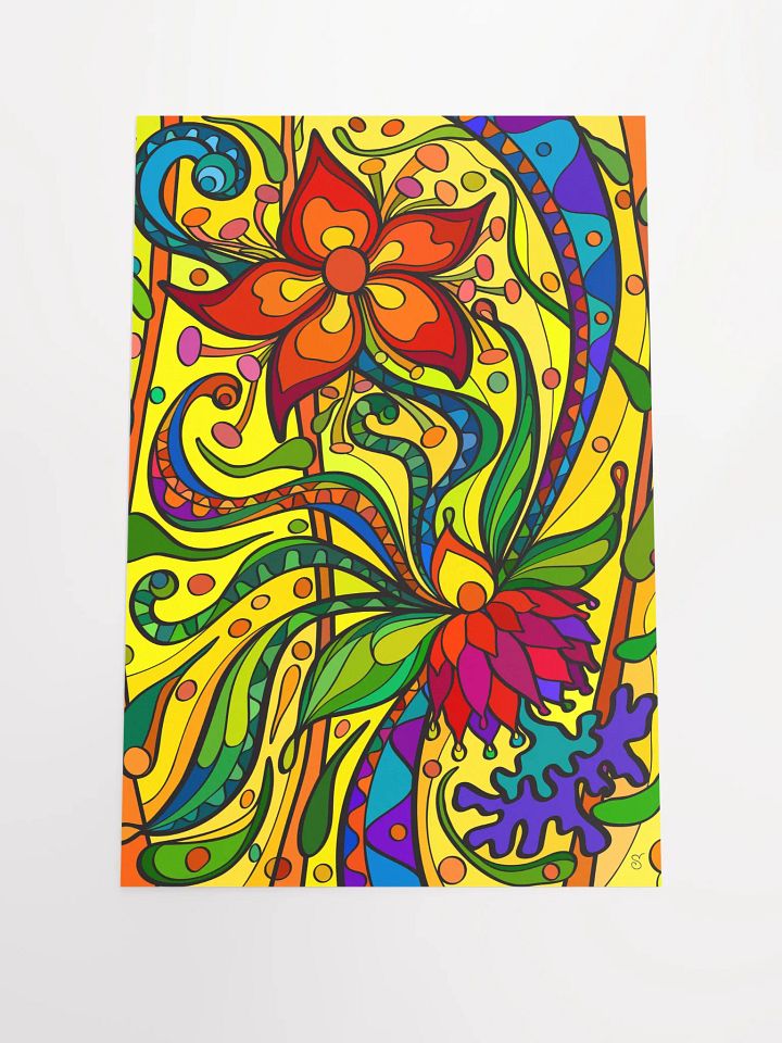 Vibrant Matte Poster: Elevate Your Space - Bright Starfish product image (1)