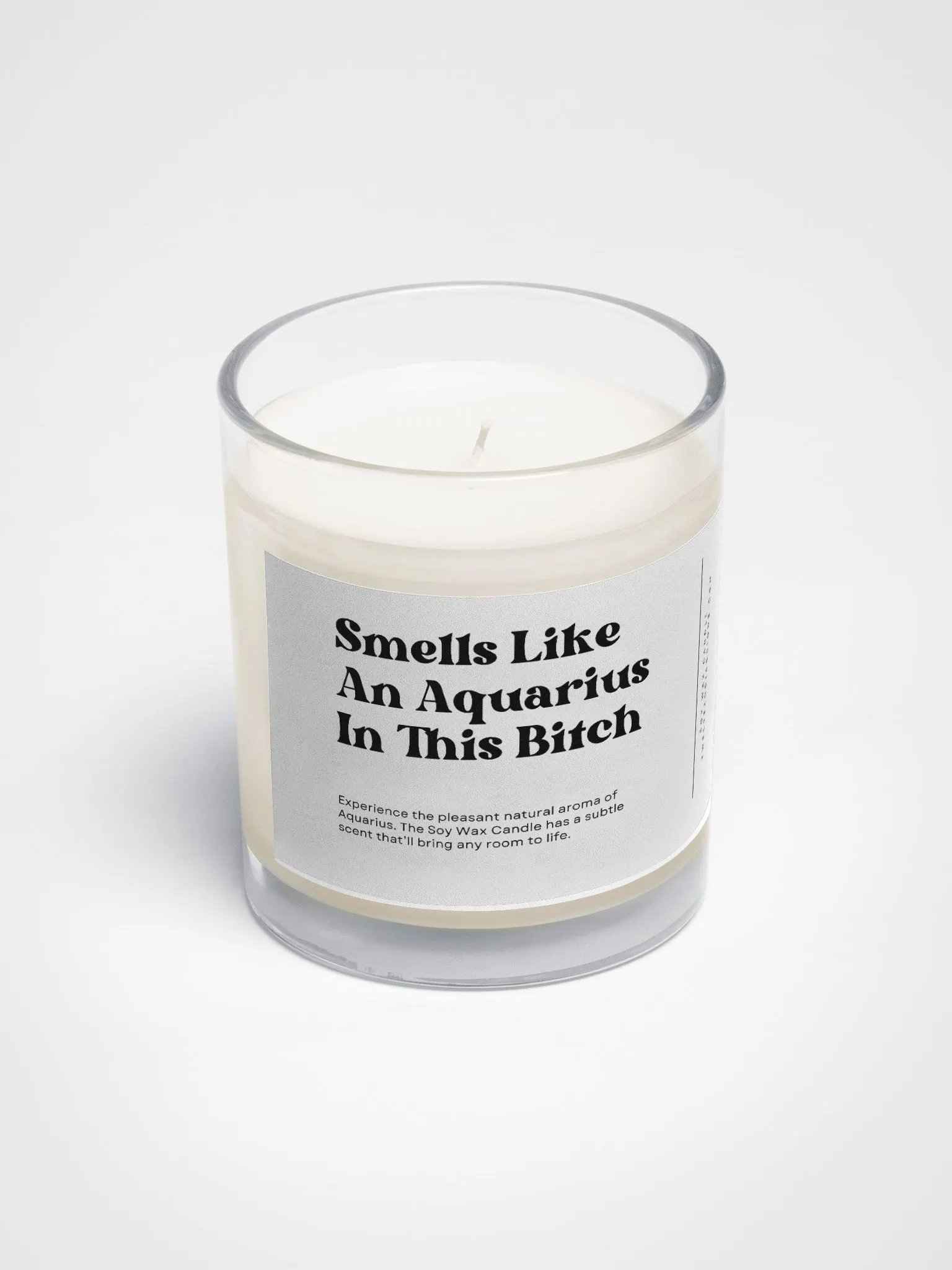 Funny Aquarius Candle product image (2)