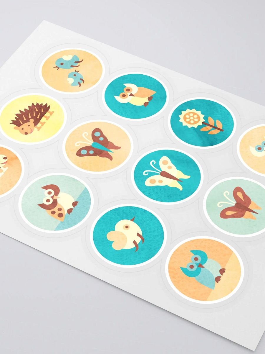 Boho Animal Sticker Sheet product image (2)