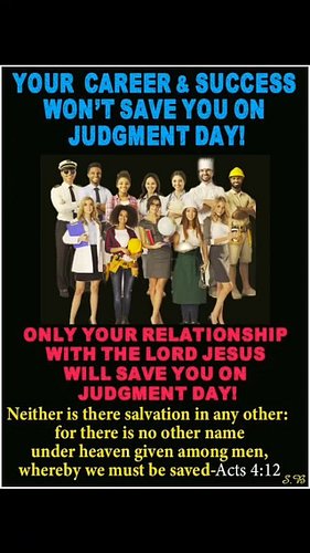 Only a relationship with Jesus Christ will save you on that day, doing his will and living holy and righteous.
#God #JesusChr...