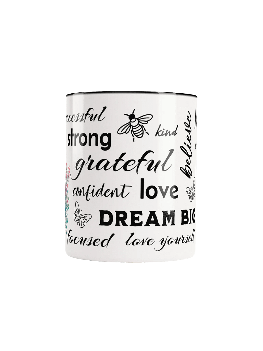 Positive Affirmations Ceramic Mug With Color Inside product image (5)