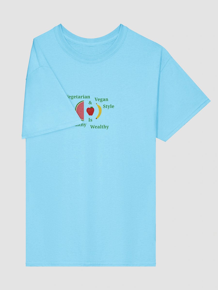 Healthy & Wealthy Vegetarian T-Shirt product image (4)