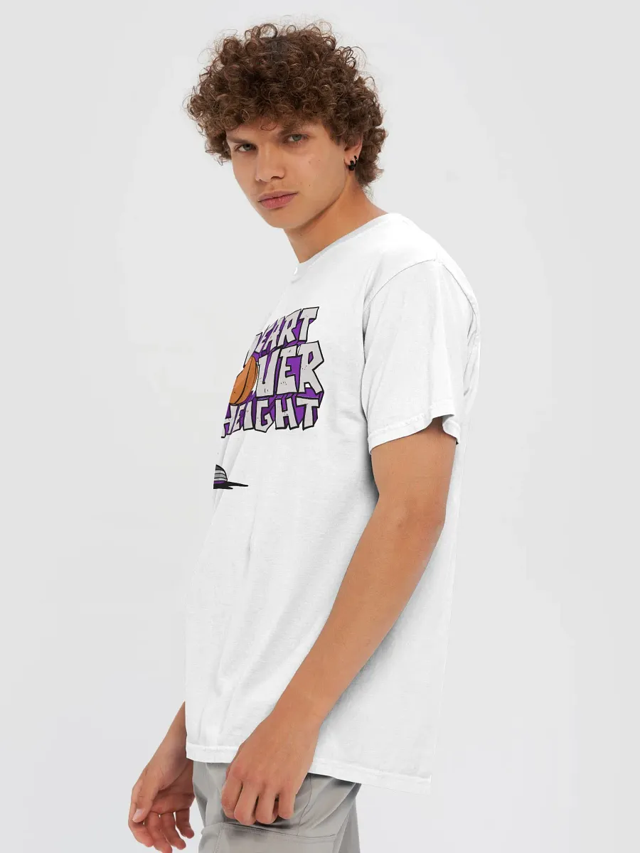 Heart Over Height Basketball T-Shirt in Purple product image (6)
