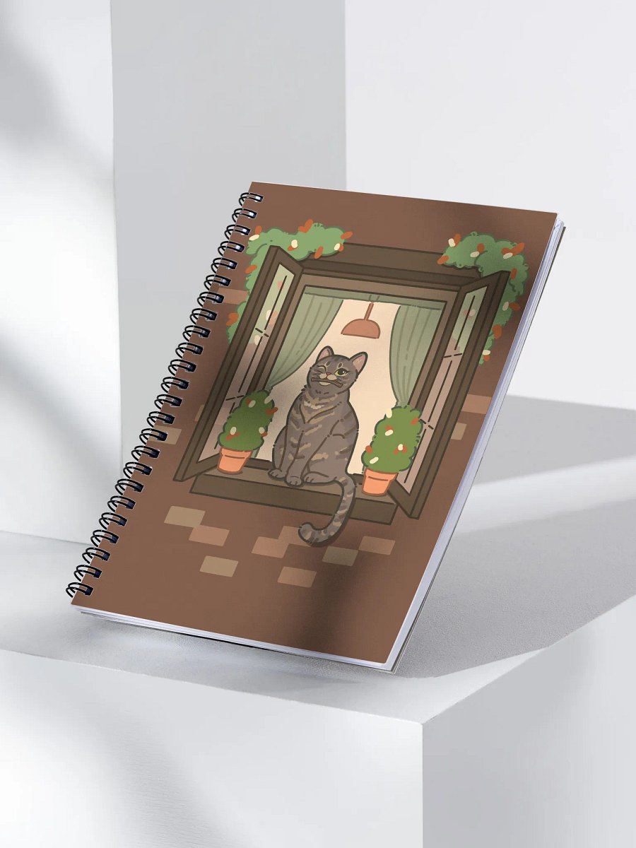 Misty’s Window- Kit's Cats X Tas Illistrations Notebook product image (4)