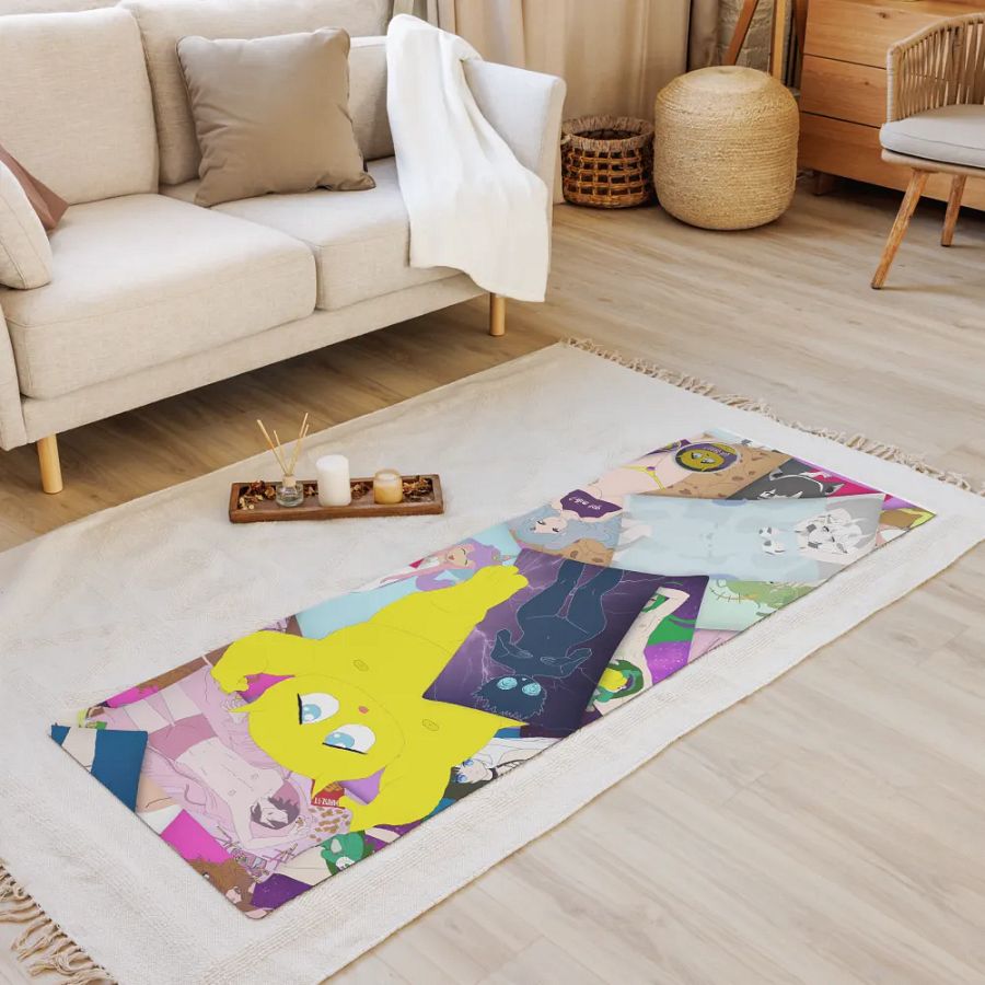 cue bean's daki daki yoga mat product image (8)