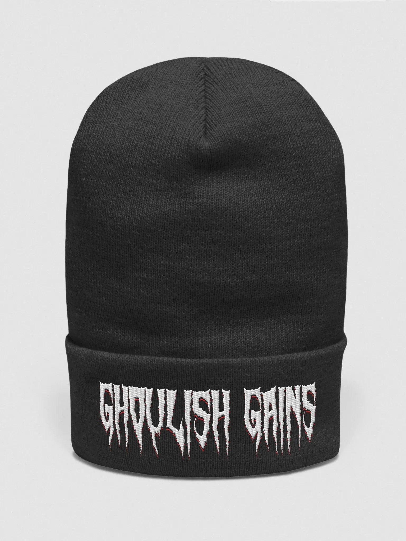 Ghoulish Gains Beanie (Old School Logo) product image (1)