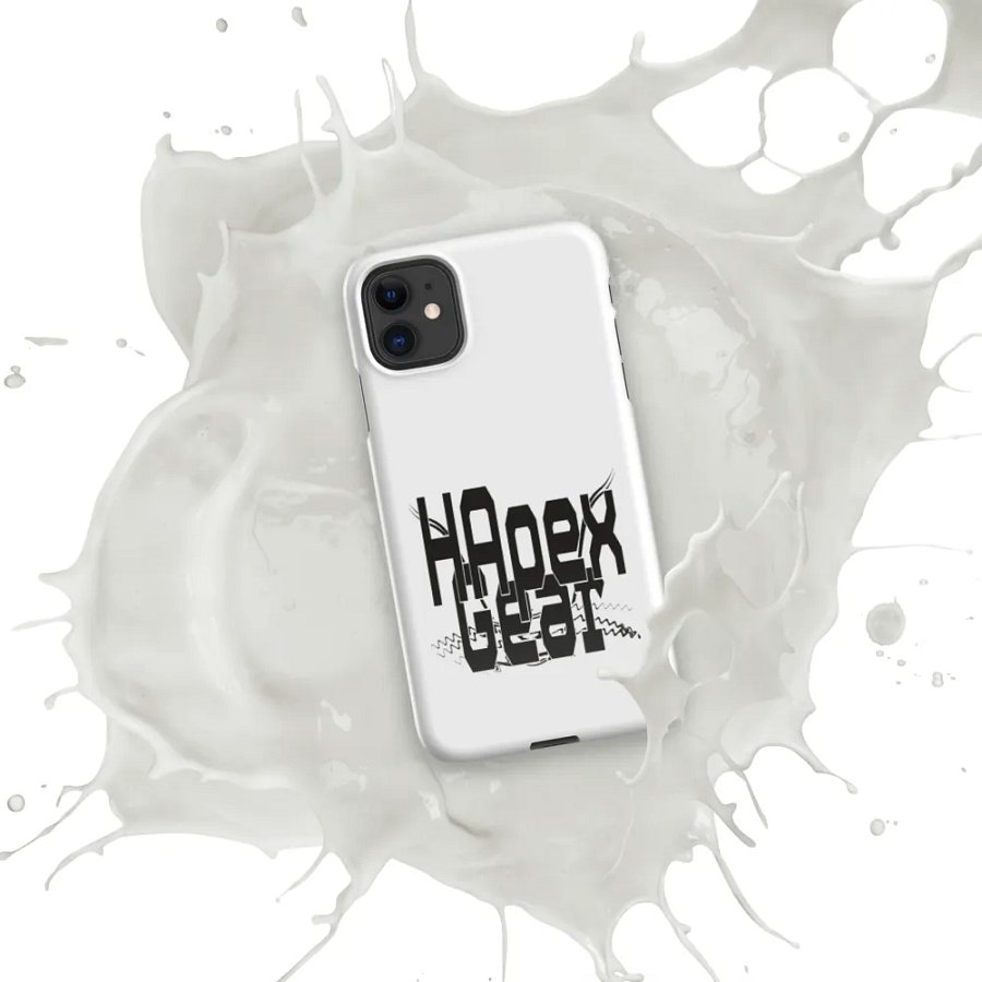 Black HApex Gear Black Logo - White- Snap Case for iPhone® product image (6)