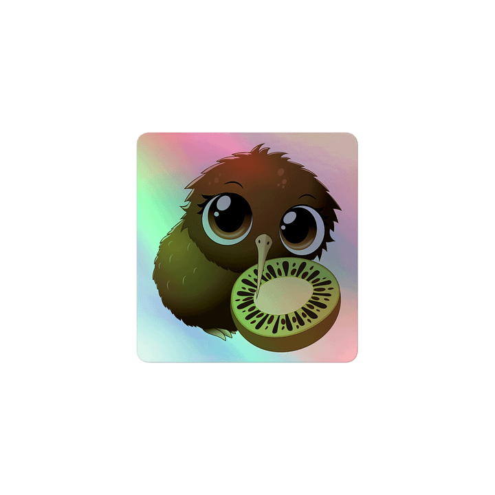 Whistling Kiwi Mascot Sticker product image (1)