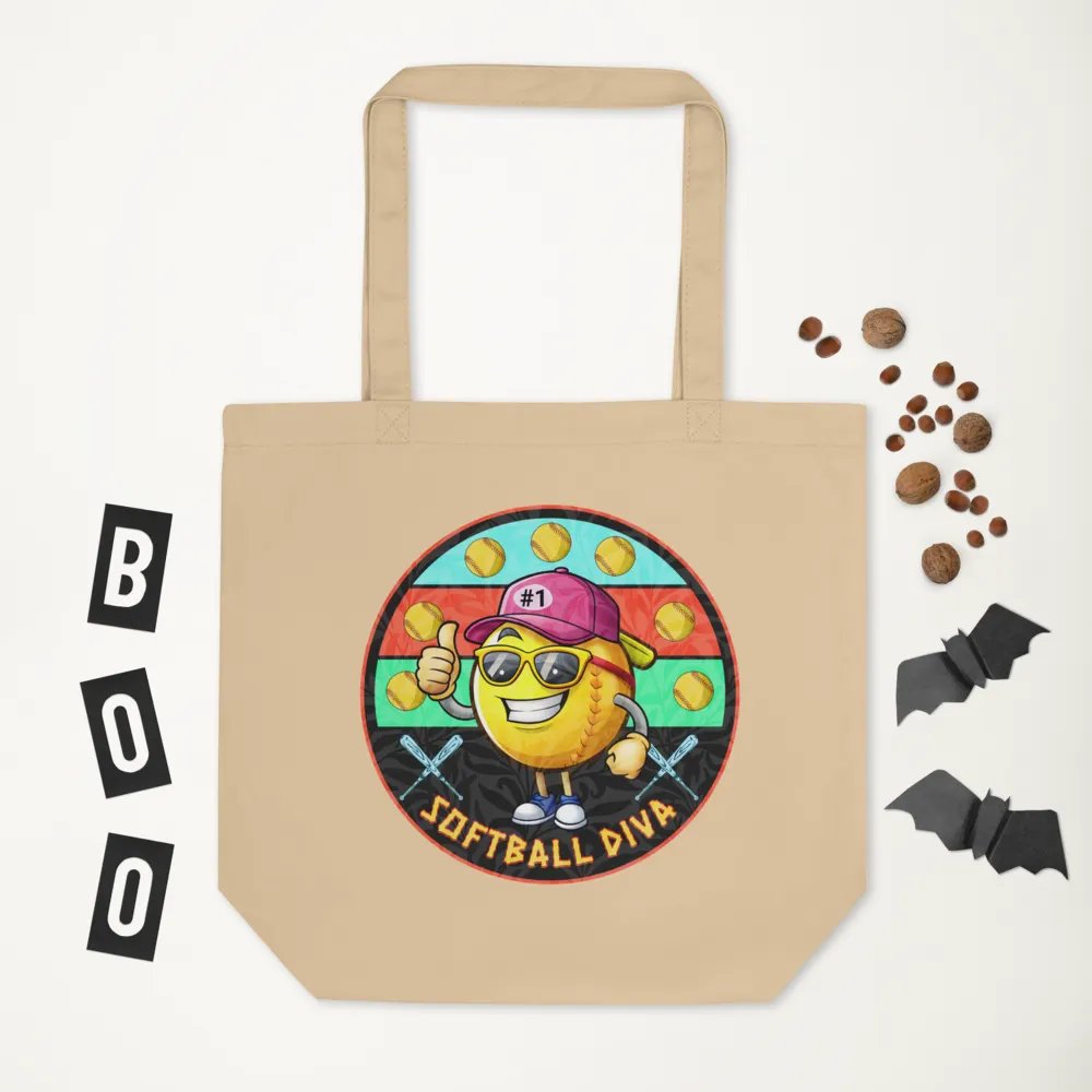 Softball Diva Eco Tote: Go Green in Style! product image (5)