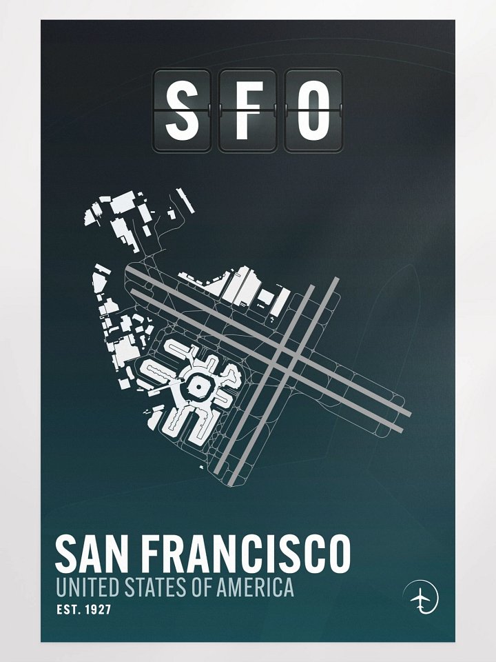 San Francisco SFO Poster product image (1)