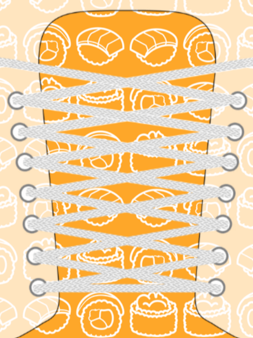 Sushi JP High Top Gold/White Female product image (9)