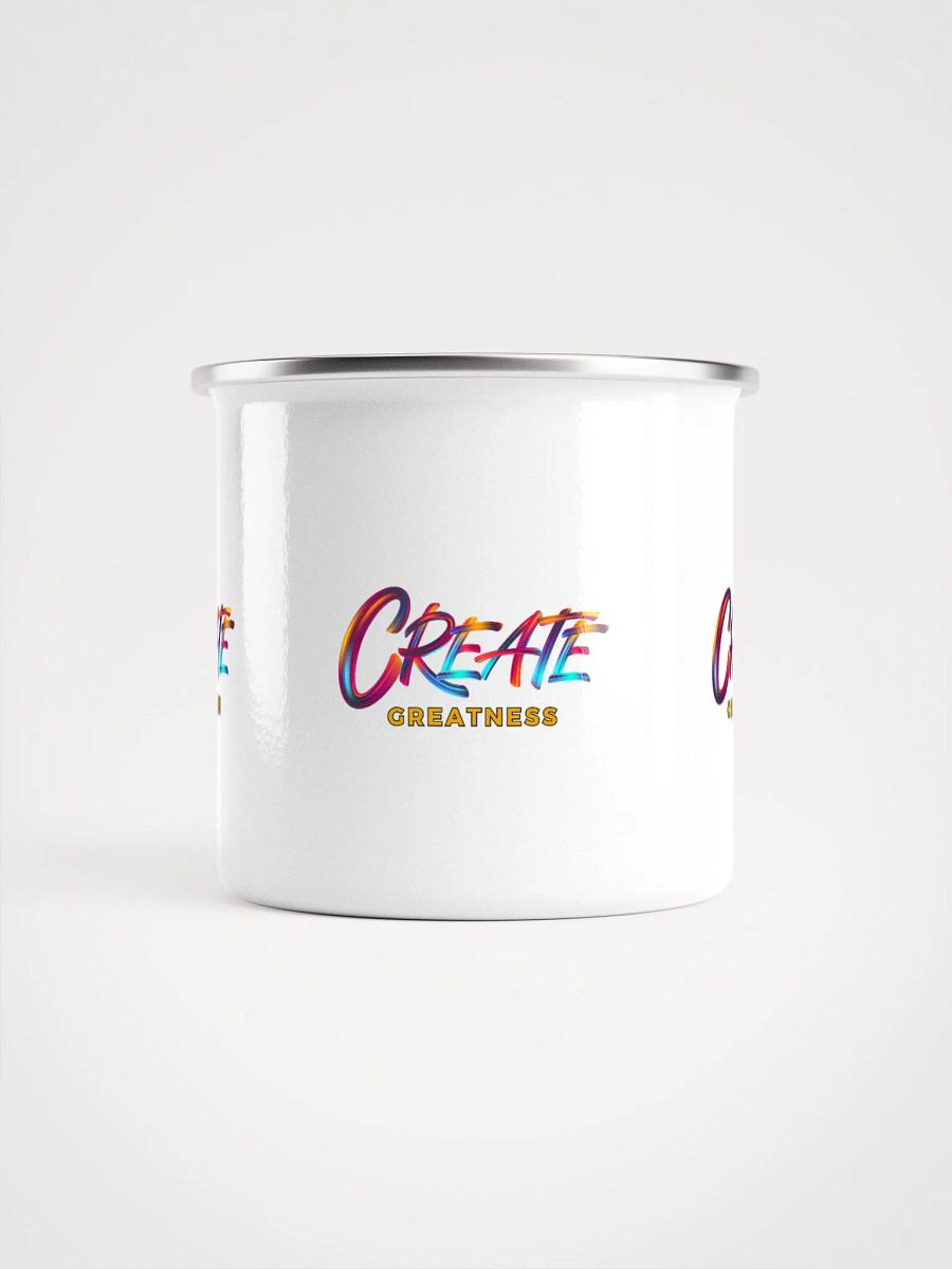 Create Greatness Vibes Enamel Mug product image (2)