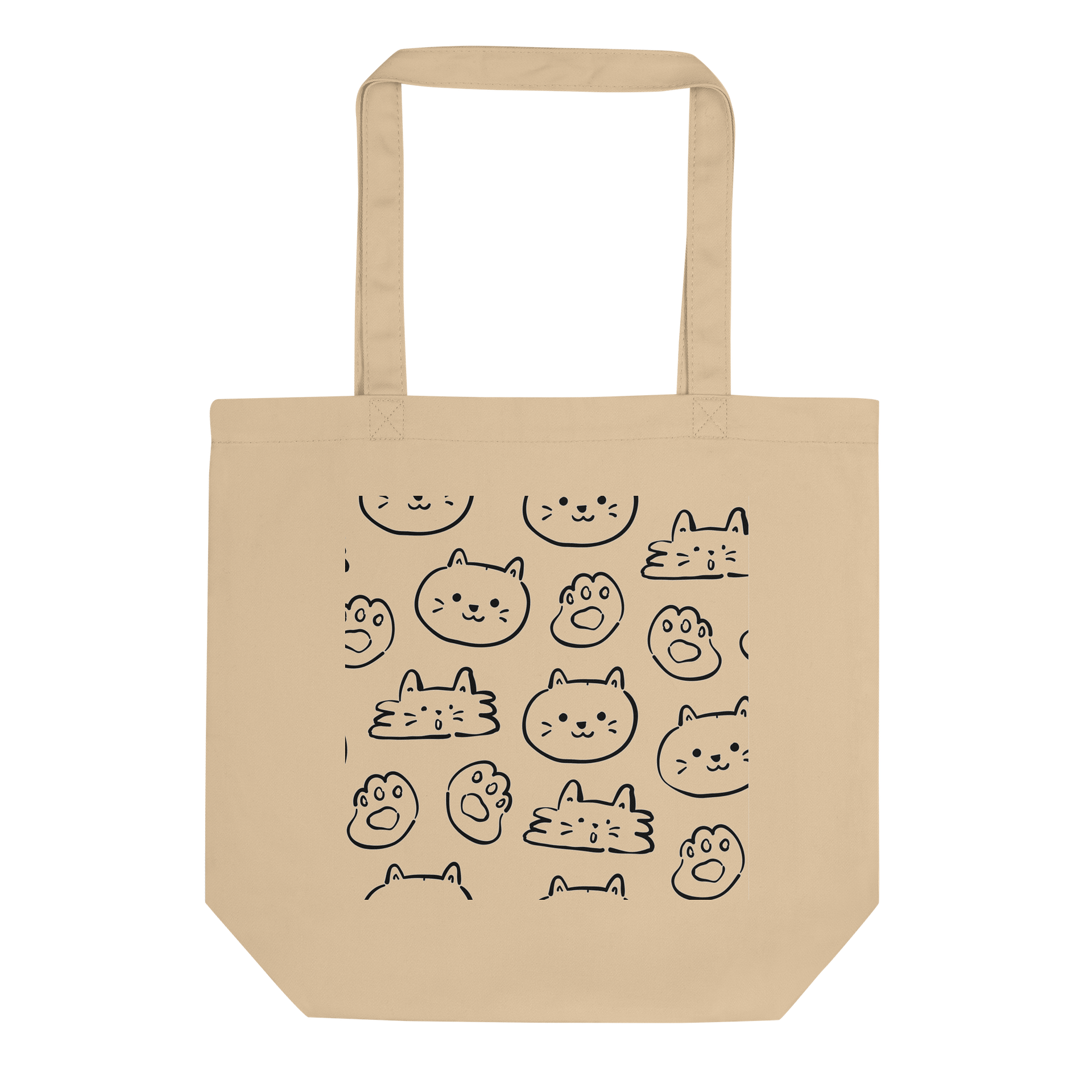 Pawsitively Purrrfect Organic Tote Bag product image (2)