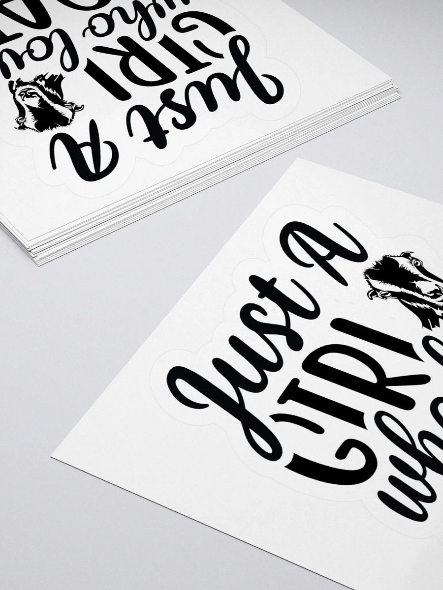 Just a Girl that Loves Lamanchas KISS Cut Stickers product image (8)