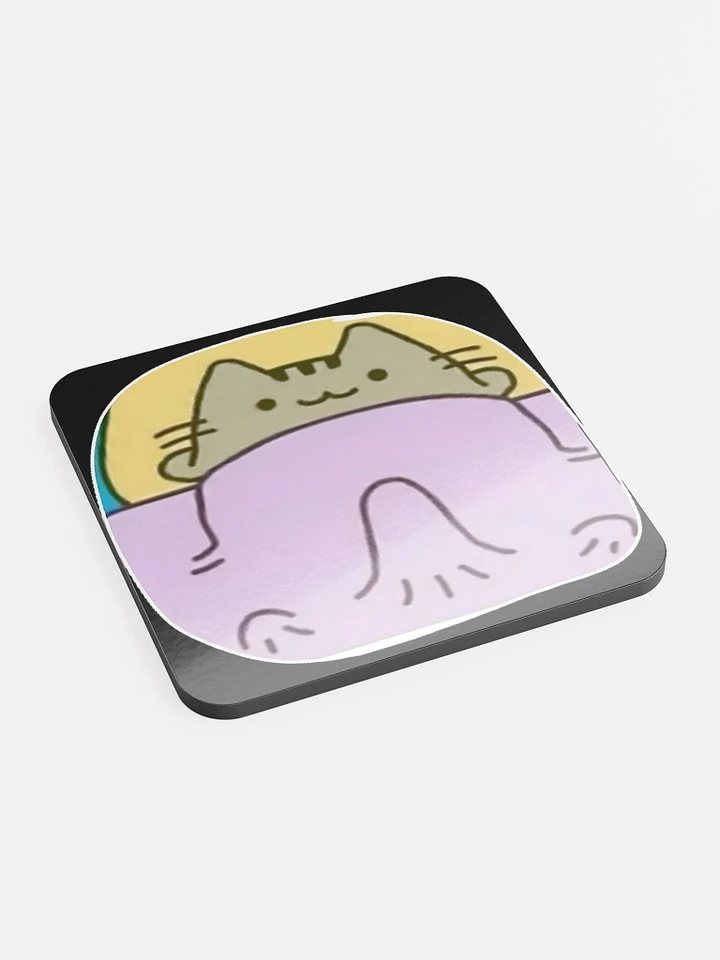 Glossed Cork Coaster: Meme Cats product image (2)