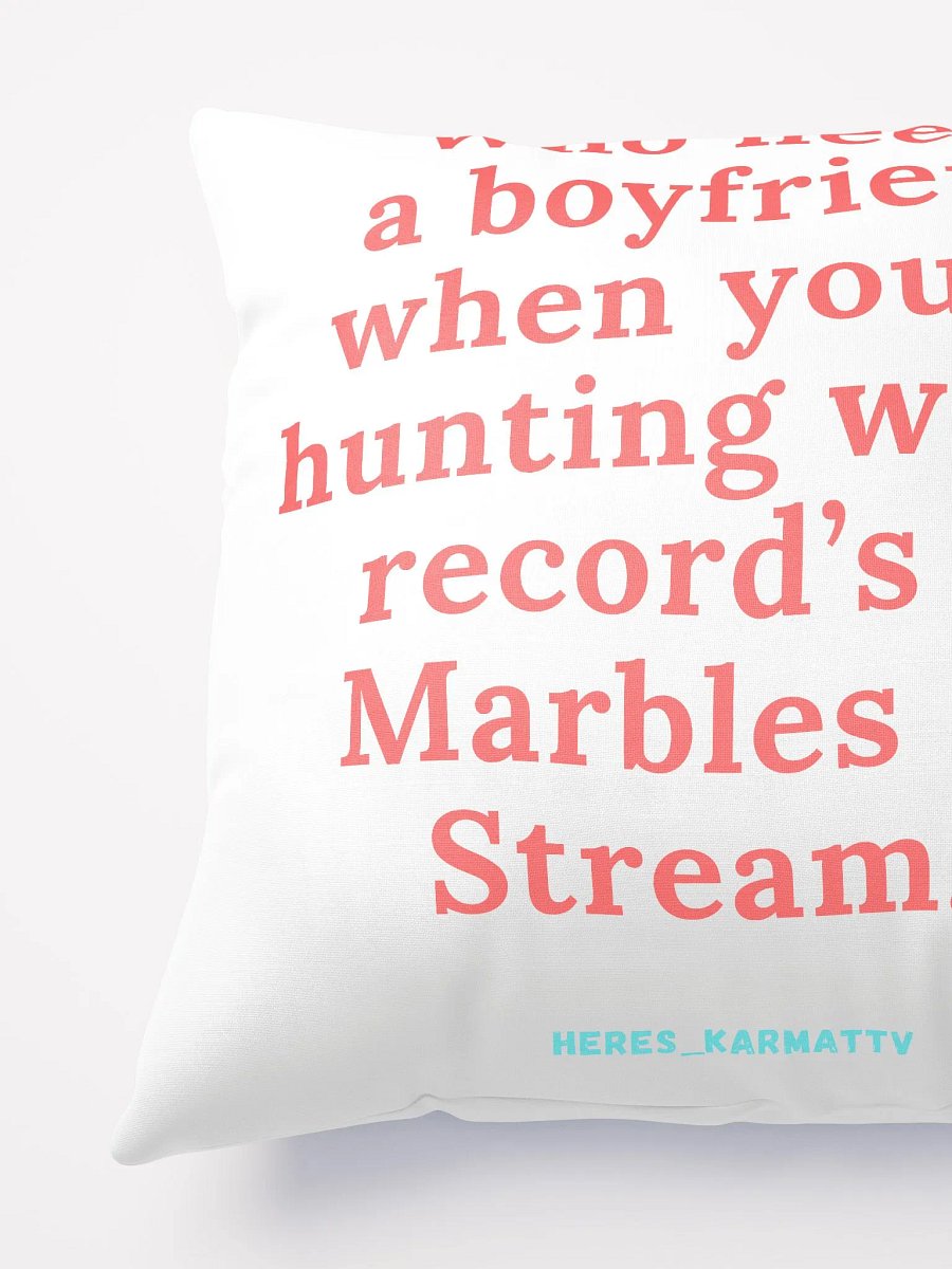 Who needs boyfriend - Pillow product image (5)