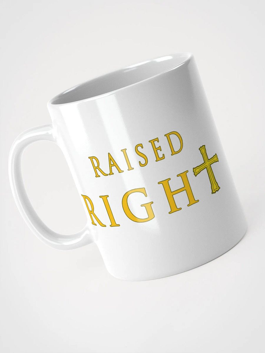 Raised Right Gold Cross Mug product image (6)