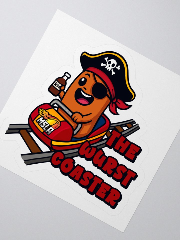 The Wurst Coaster - Sticker product image (1)