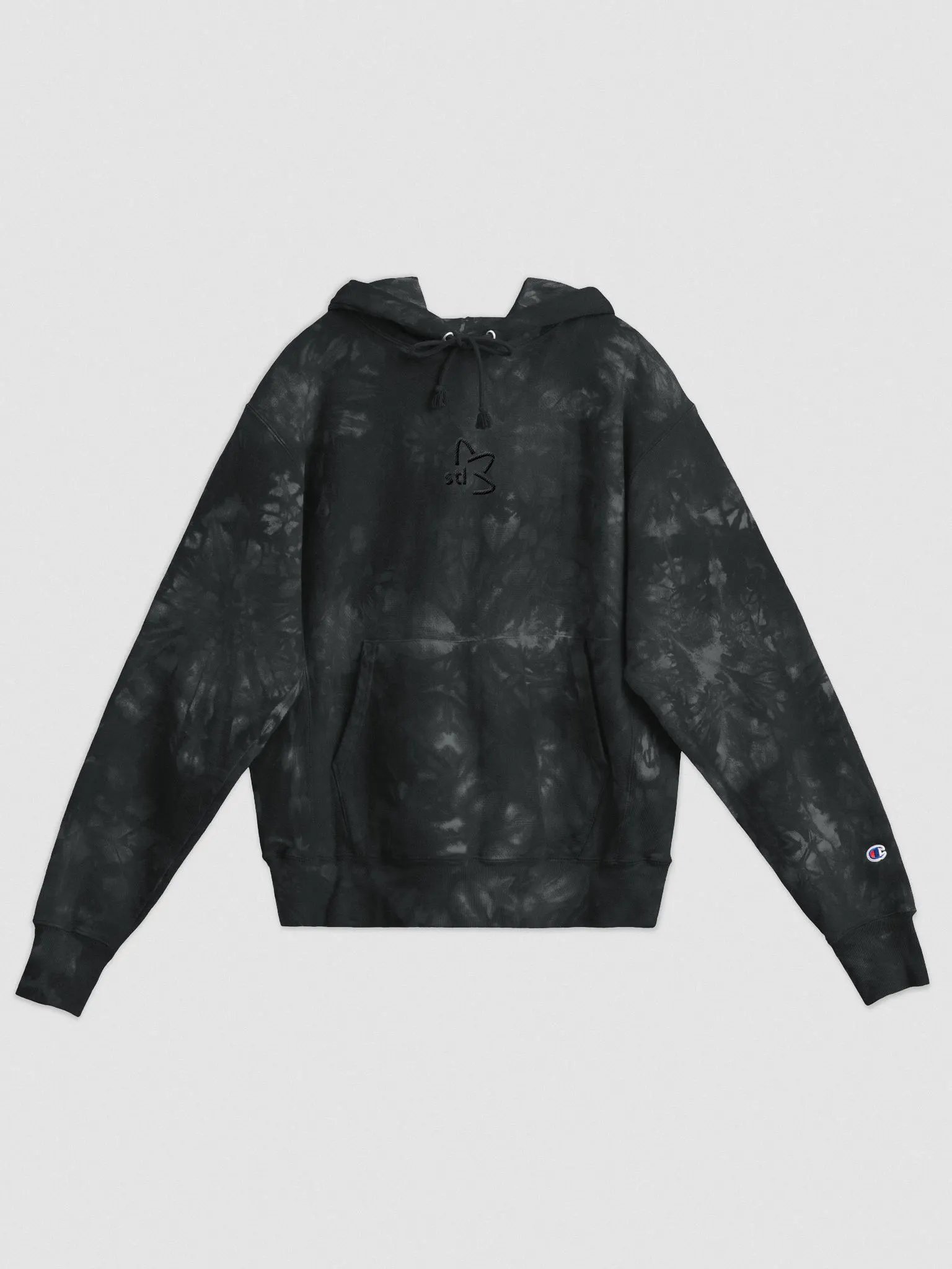 stl | hack x champion tie-dye hoodie product image (2)