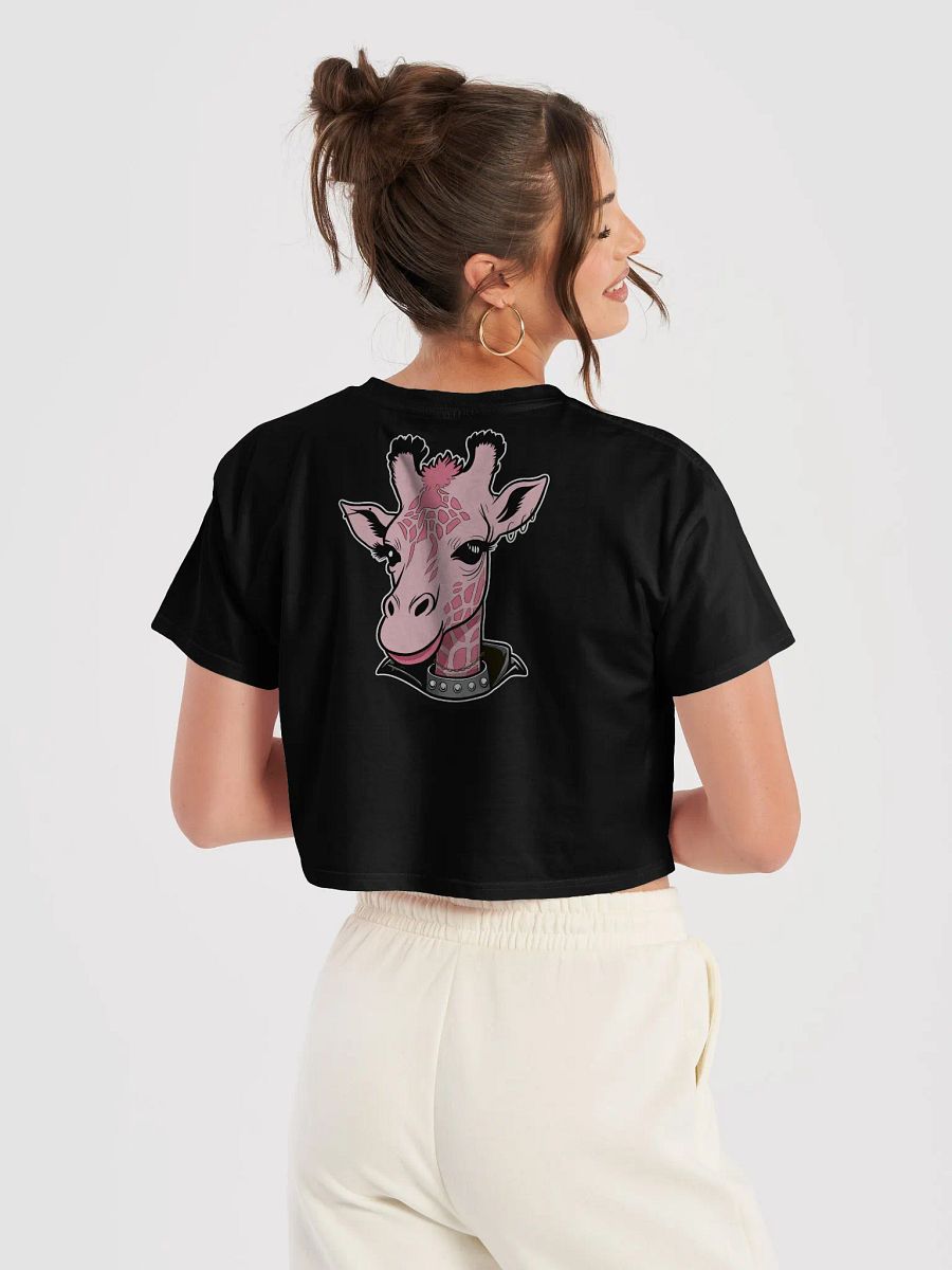 Gothic Safari Crop Top - Giraffe - ON BACK product image (1)