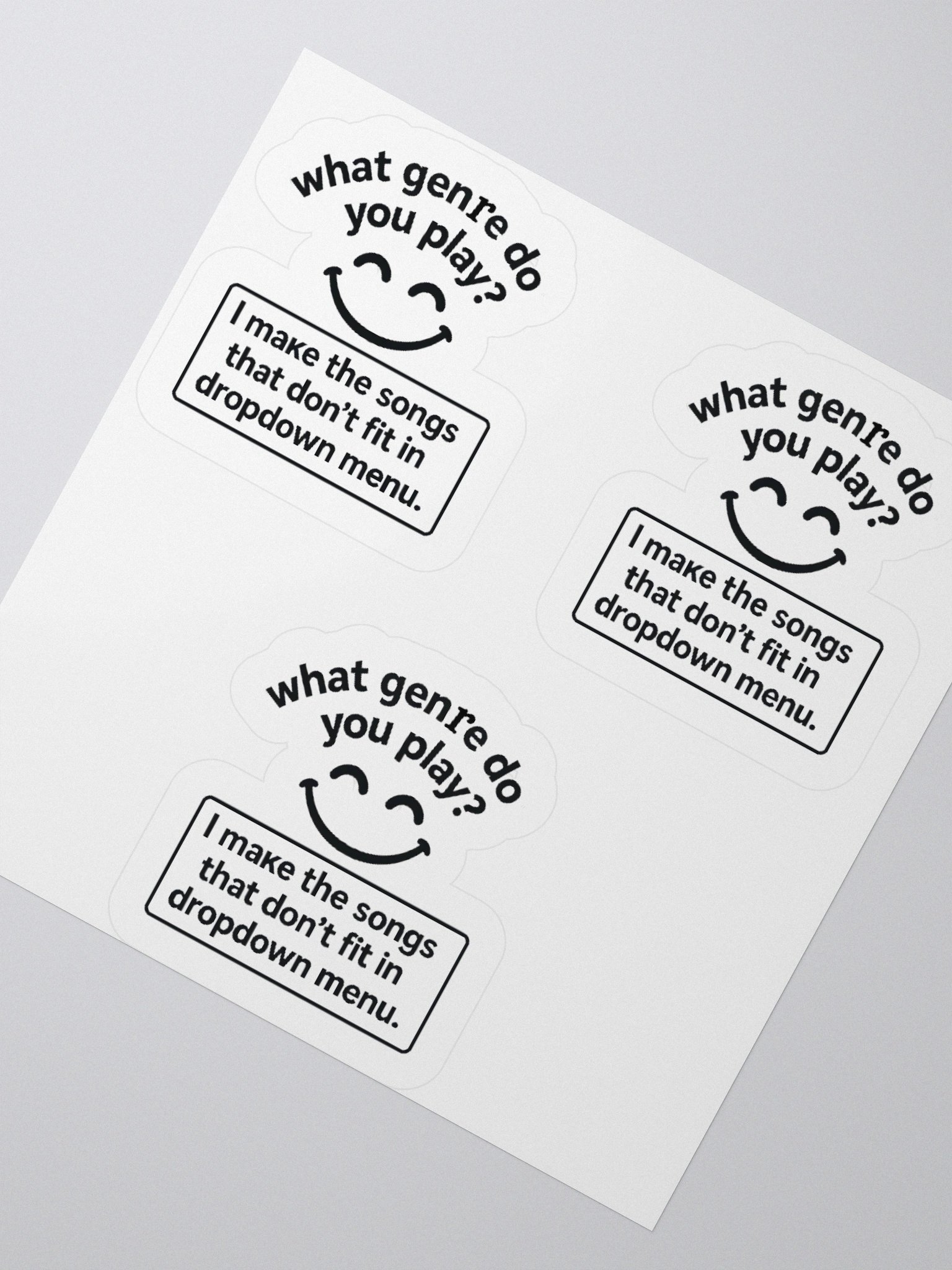 Genre-Defying Sticker Set product image (4)