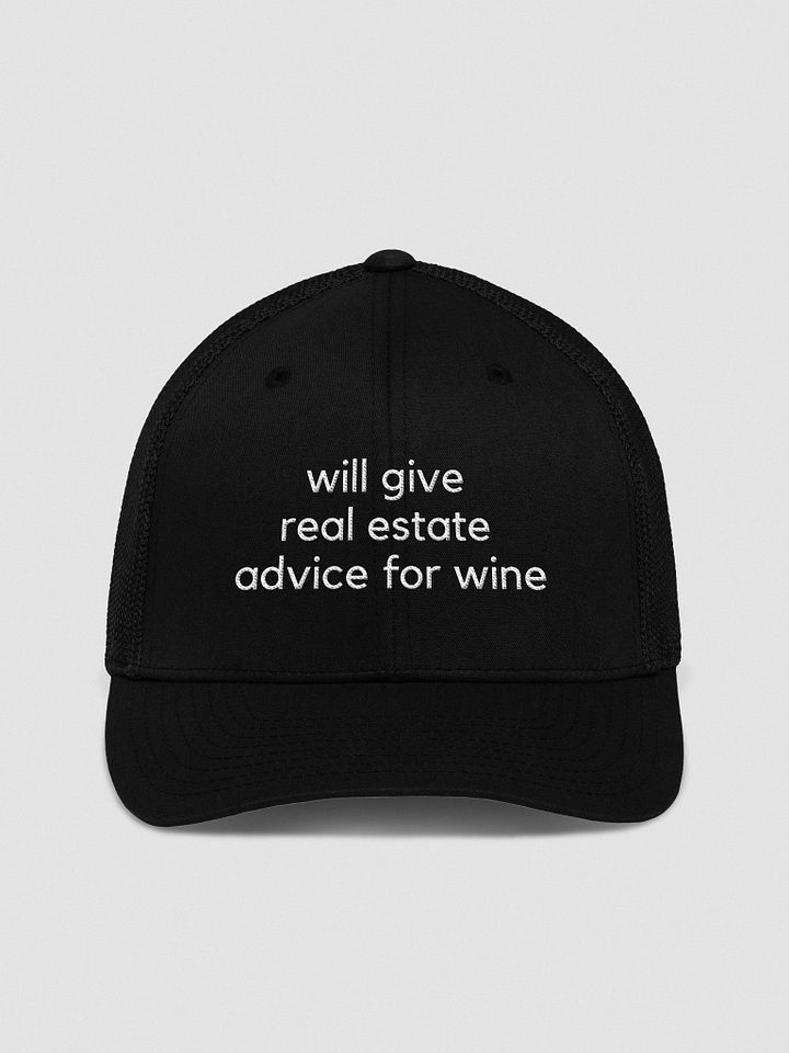 Will give real estate advice for wine hat product image (1)