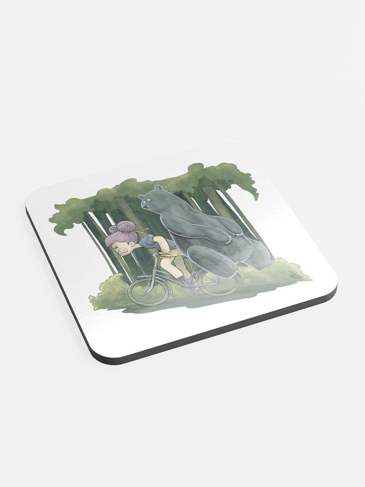 Why My Bike Heavy | Glossed Cork Coaster product image (2)