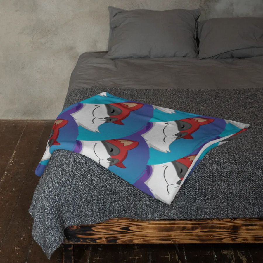 Red Trash Panda Love Blanket product image (23)