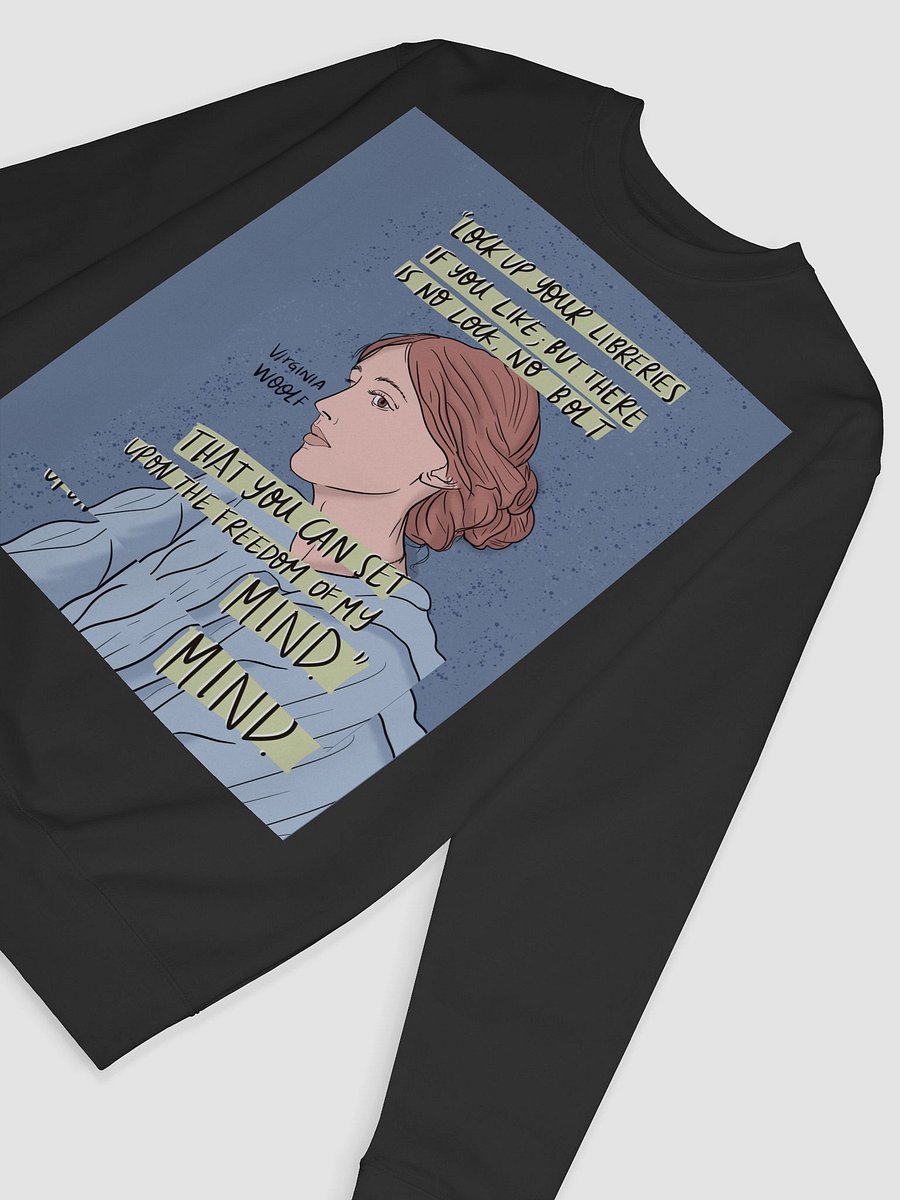 Virginia Woolf Quote Portrait Sweatshirt product image (57)