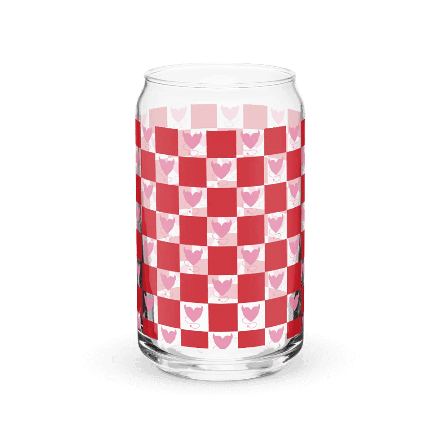 Pink devil heart can glass product image (8)