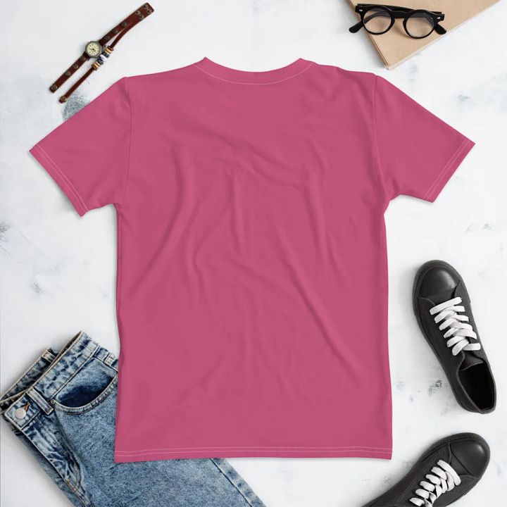 Plain Muted Blush Pink True Summer Women's Crewneck Polyester Heavyweight Premium T-Shirt by Treasure Pie product image (2)