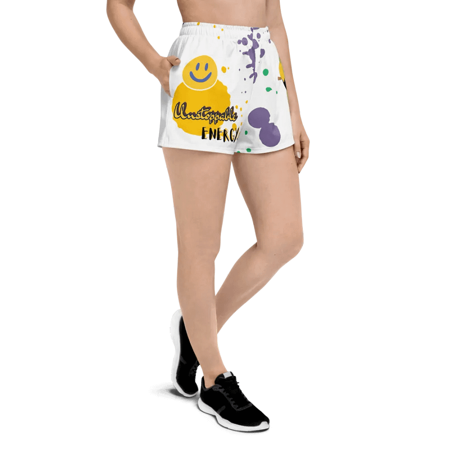 🎨🌸 Holi Special High-Waisted Athletic Short Shorts – Celebrate in Color! product image (3)