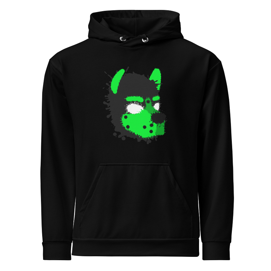 Pup Splatter Hoodie - Black / Green product image (1)
