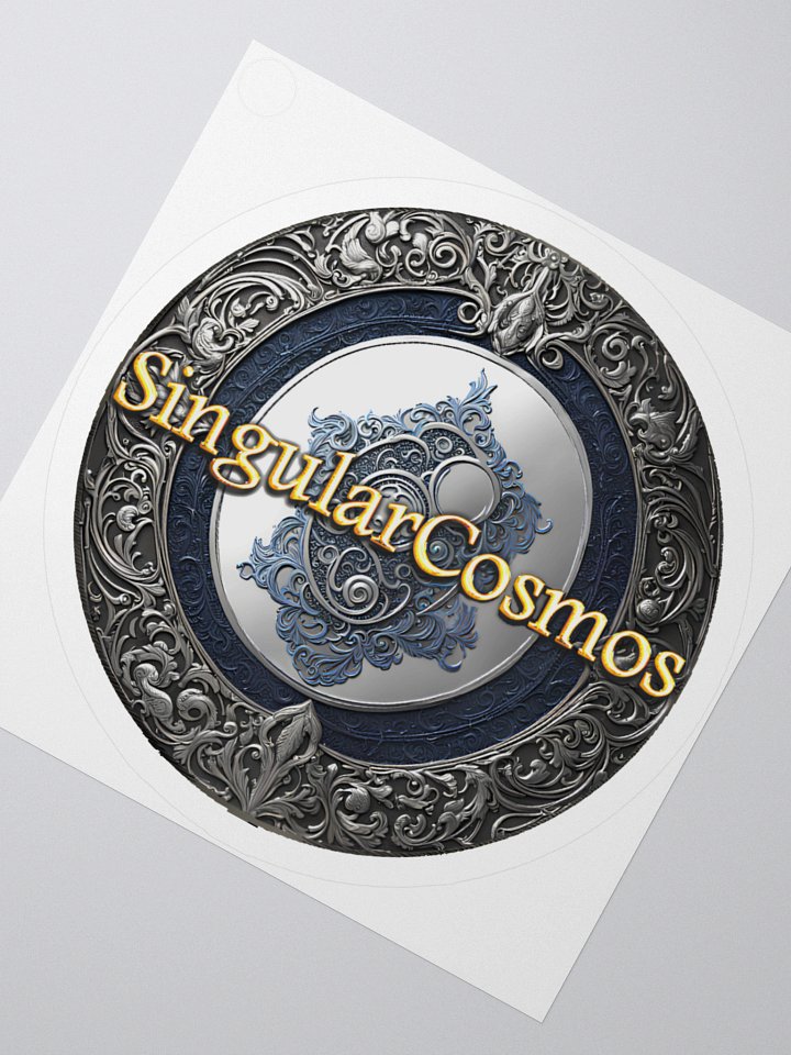 Singular Cosmos Kiss-Cut White Sticker product image (4)