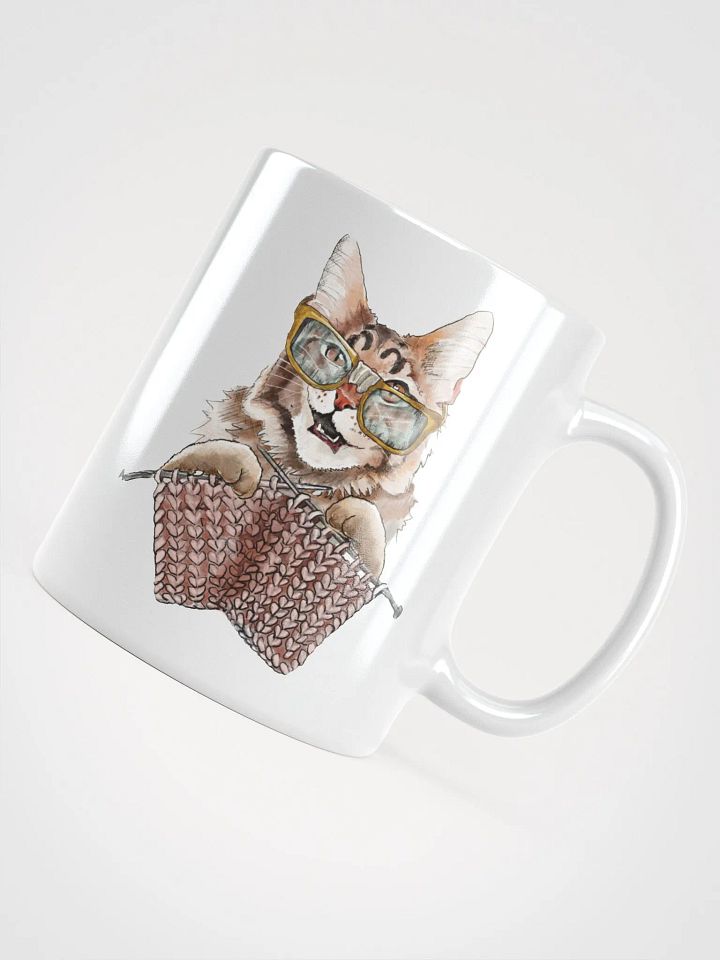 Knitting Cat with Glasses product image (2)