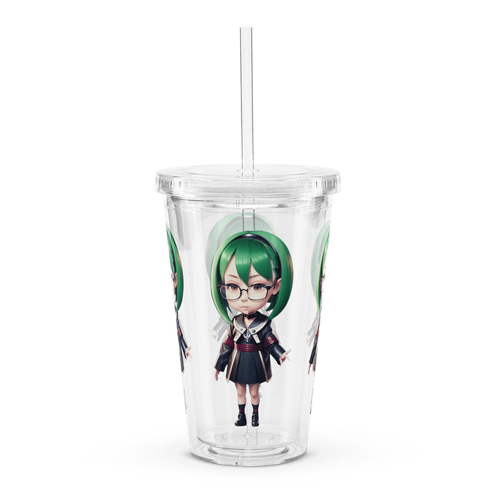 (Green CHIBI) K Clear Plastic Tumbler product image (2)