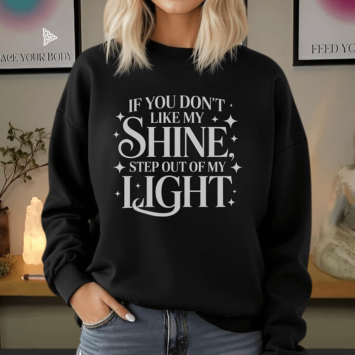 The Returned “Step Out of My Light” Tee | Lightworker Sweatshirt | Wear Your Awakening | Spiritual Awakening Apparel product image (1)