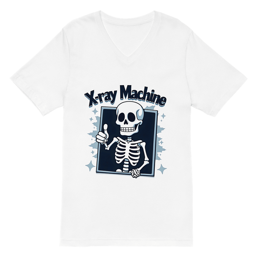 X-Ray Thumbs-Up Skeleton V-Neck Tee product image (2)