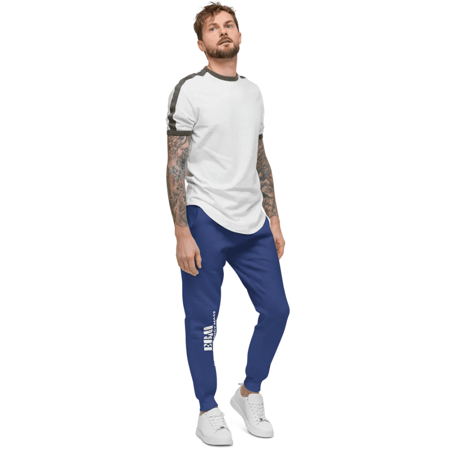 EBM Unisex Joggers (White Logo) product image (20)