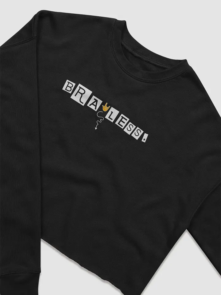 The Long-sleeved Braless. Crop Sweatshirt product image (2)
