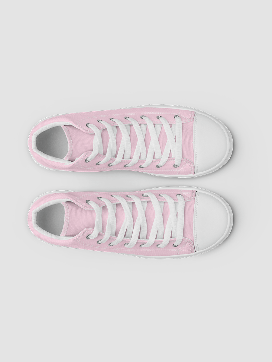 Pink Starbright The Band Women's High Top Canvas Shoes product image (5)