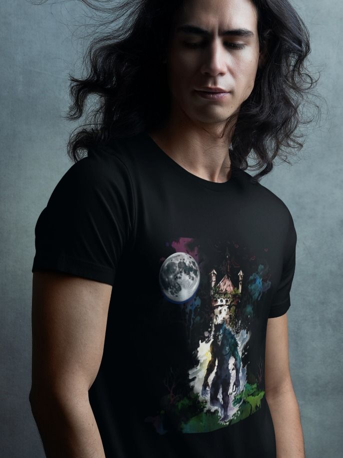 The Wolf Moonlit Castle T-Shirt product image (2)